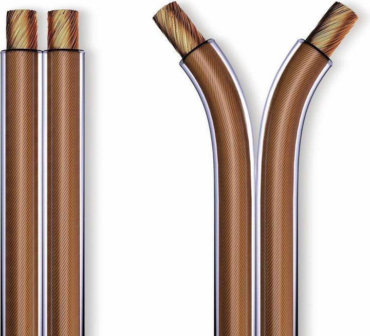 Produktbild Purelink Lautsprecherkabel, 2x1,5 mm², 10 m, transparent, OFC (10 m, 1.50 mm²)