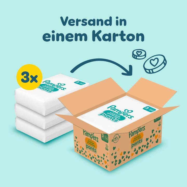 Produktbild Pampers Premium Protection Pants (Gr. 3, Monatsbox, 192 Stück)