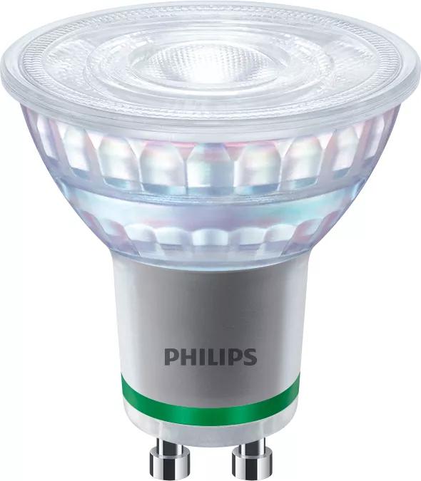 Philips Klassieke ultra-efficiënte LED lamp met energie-efficiëntieklasse A, vervangt 50W, GU10 voet, ka (GU10, 2.10 W, 375 lm, 1 x, B)