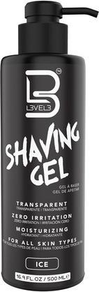 Immagine prodotto L3vel3 L3 Gel da Barba Profumo Rinfrescante Non Irritante - Level 3 Gel da Barba Ice (Gel da barba)