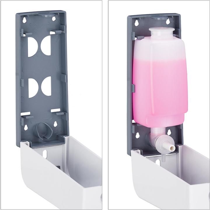Productafbeelding Relaxdays Wandzeepdispenser