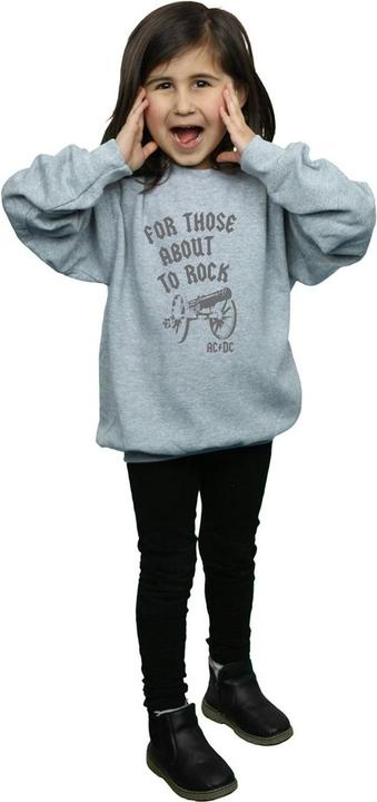 Produktbild AC/DC For Those About To Rock Cannon Sweatshirt Mädchen (116)