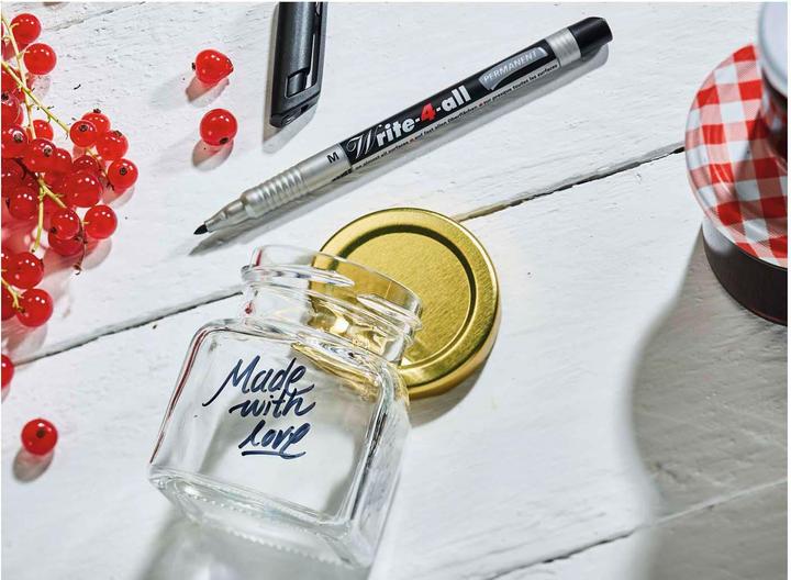 Produktbild STABILO Write-4-all Permanent-Marker (Schwarz, 0.70 mm, 1 x)
