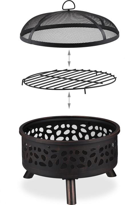 Produktbild Relaxdays Feuerschale (60 cm)