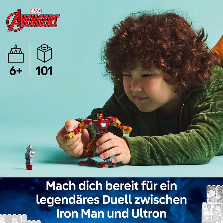 Immagine prodotto LEGO Iron Man Mech vs. Ultron (76307, LEGO Marvel)