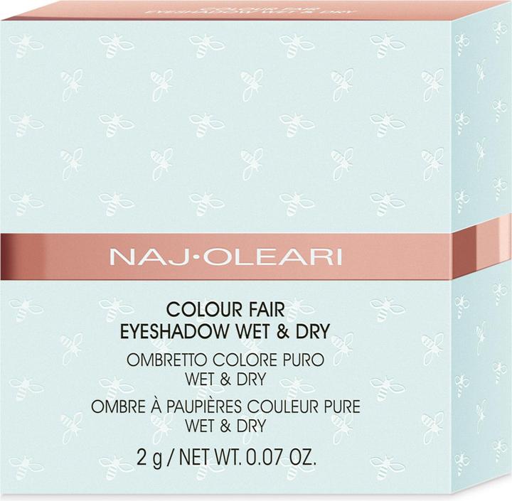 Actual product image Naj Oleari Colour Fair Eyeshadow Wet&Dry 19 starry silver 2g (Starry Silver)