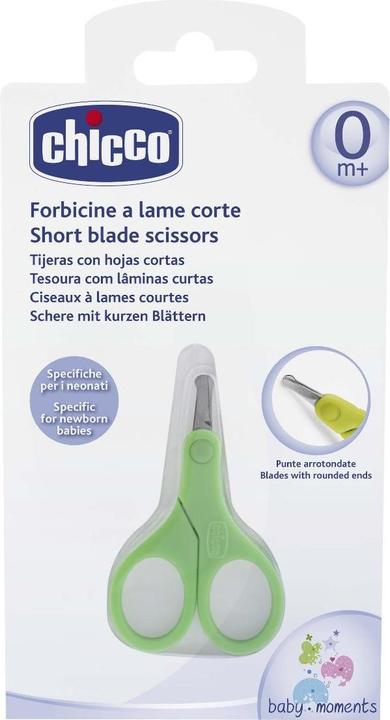 Chicco 009510 KURZE SCHERE 0M+ GRÜN