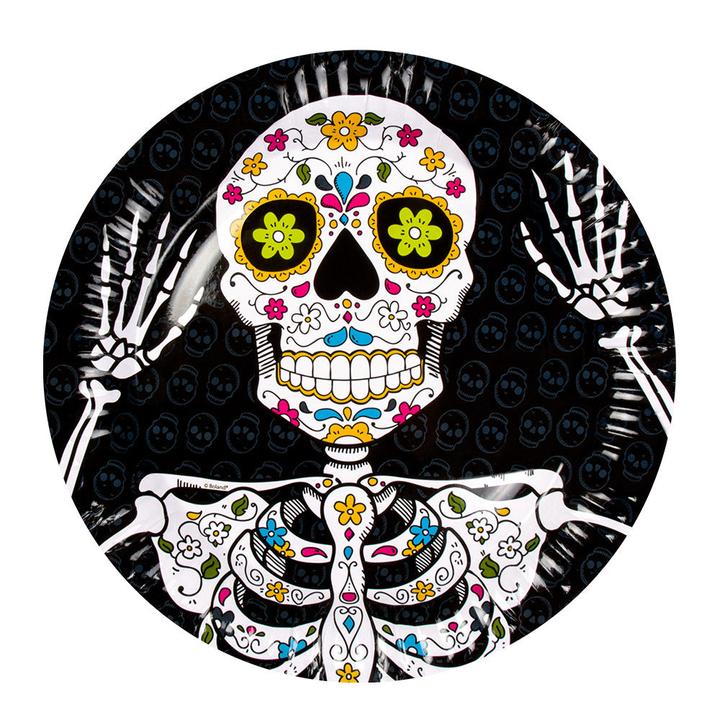 Produktbild Boland 6 Dia De Los Muertos Pappteller 23cm (6 x)