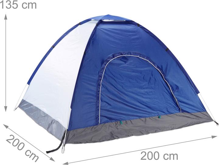 Image du produit Relaxdays Popup (Tente instantanée, 1.38 kg, 3 personnes)