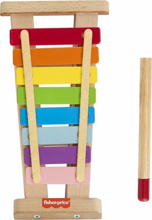 Produktbild Fisher-Price Buntes Xylophon mit Hammerspiel aus Holz (Multilingual)