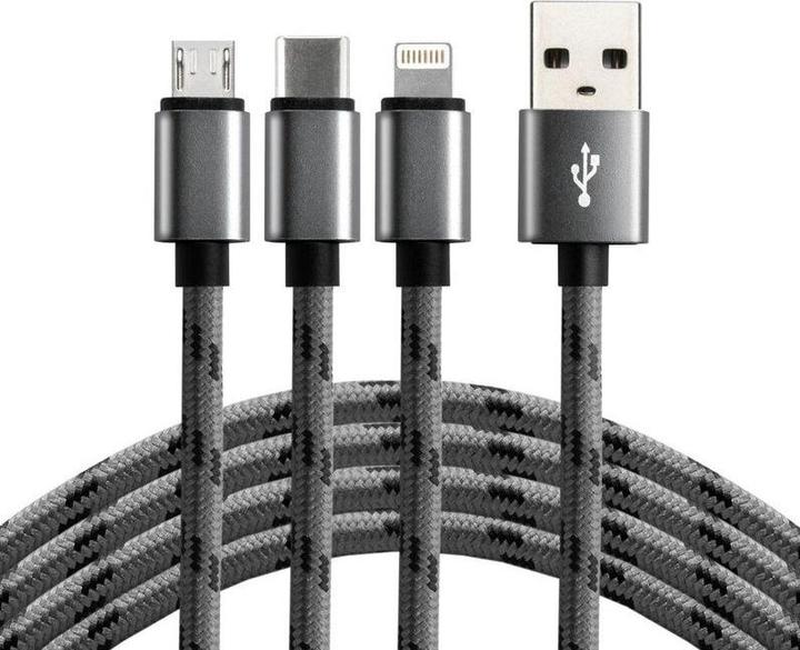 Everactive USB A – Lightning, USB Typ C, Micro USB B (1.20 m, USB 2.0)