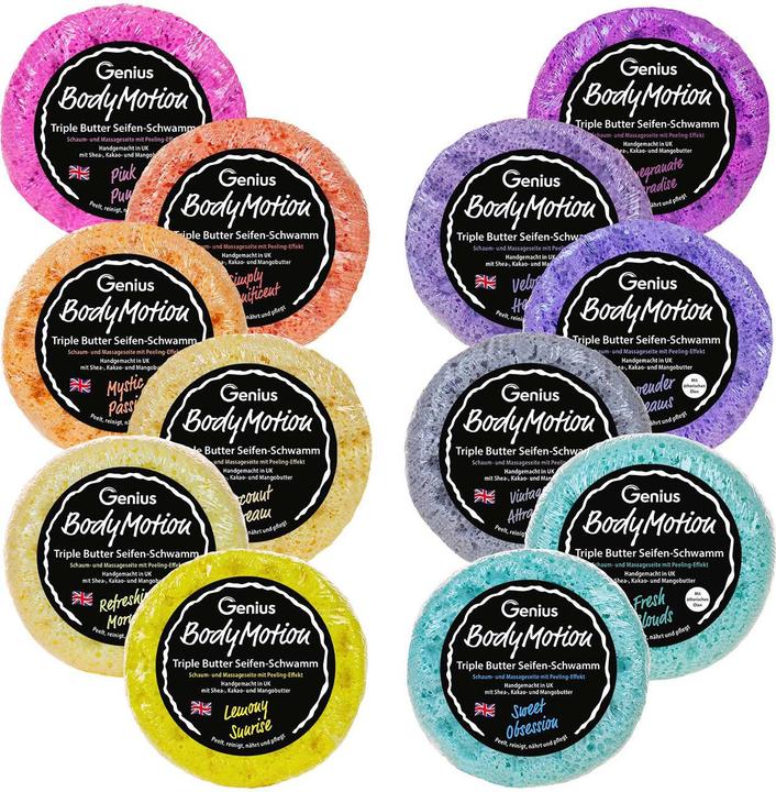 Actual product image Genius Body Motion 2in1 shower sponge