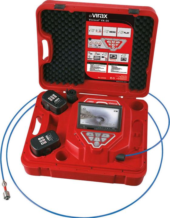 Virax 294051 VISIOVAL VX-SWITCH Inspektionskamera 26 und 40 mm mit austauschbarem Kopf