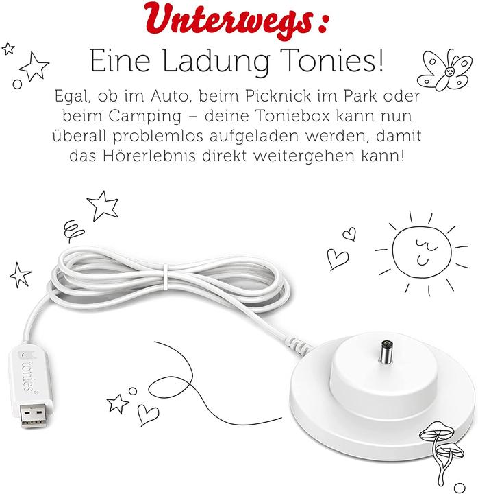 Image du produit Boxine 10001370 - Tonie - Chargeur USB Toniebox (Allemand)