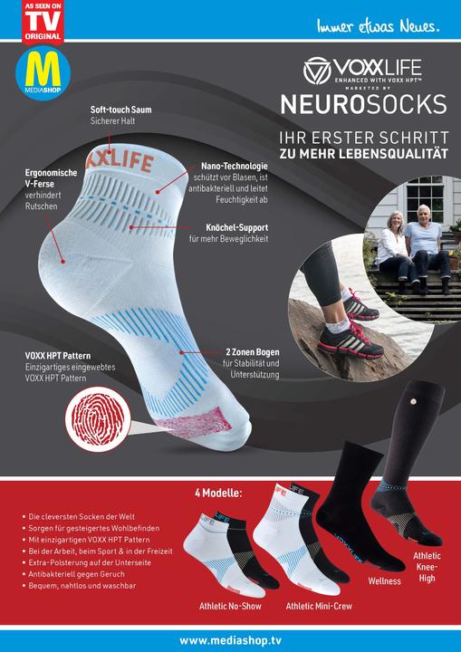 Produktbild Neurosocks VOXX Stasis Athletic Mini Crew (43 - 46)