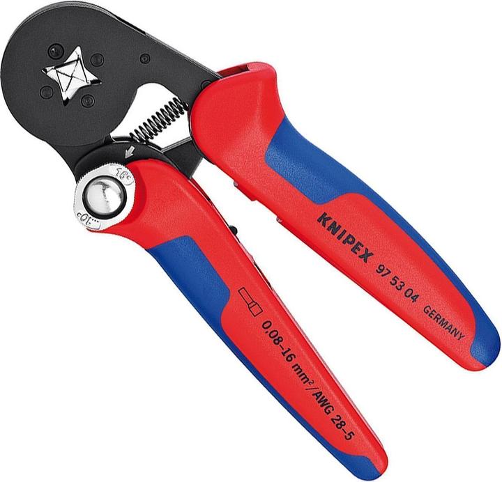 Image du produit Knipex Pince à sertir auto-ajustable pour embouts de câble (180 mm)