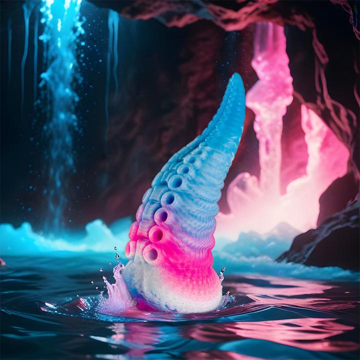 Produktbild Epic Scylla Blauer Tentakel-Dildo, Kleine Grösse