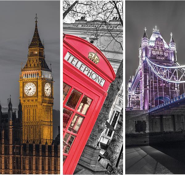Image du produit Clementoni Trittico Londres (500 pièces)