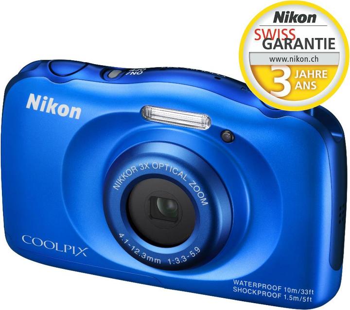 Nikon COOLPIX S33, Wasserfest bis 10m (1/3.2")