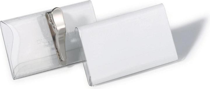 Produktbild Durable Hartfolien-Namensschilder mit Krokoklemme