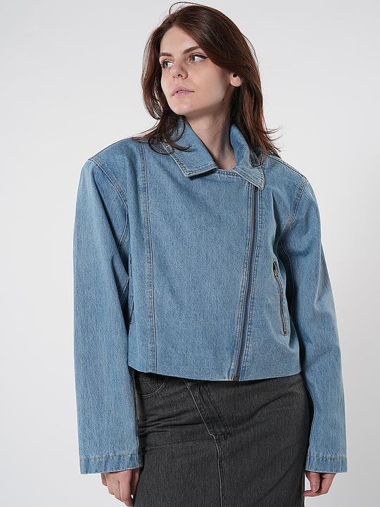 Actual product image Designers Remix MILES BIKER denim jacket (S/M)
