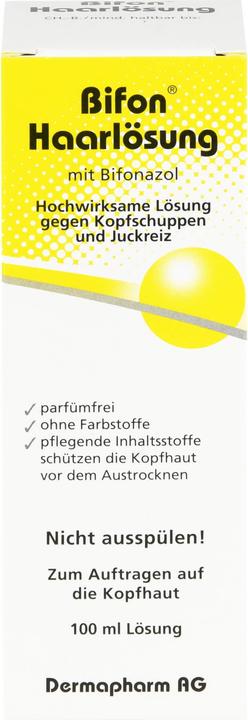 Produktbild Dr Seidel Bifon Haarlösung mit Bifonazol gegen Kopfschuppen und Juckreiz, 100 ml Lösung (100 ml)