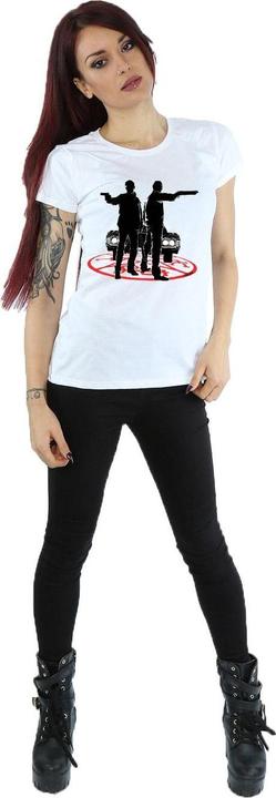 Actual product image Supernatural Womens/Ladies Sam And Dean Silhouette Cotton T-Shirt (L)