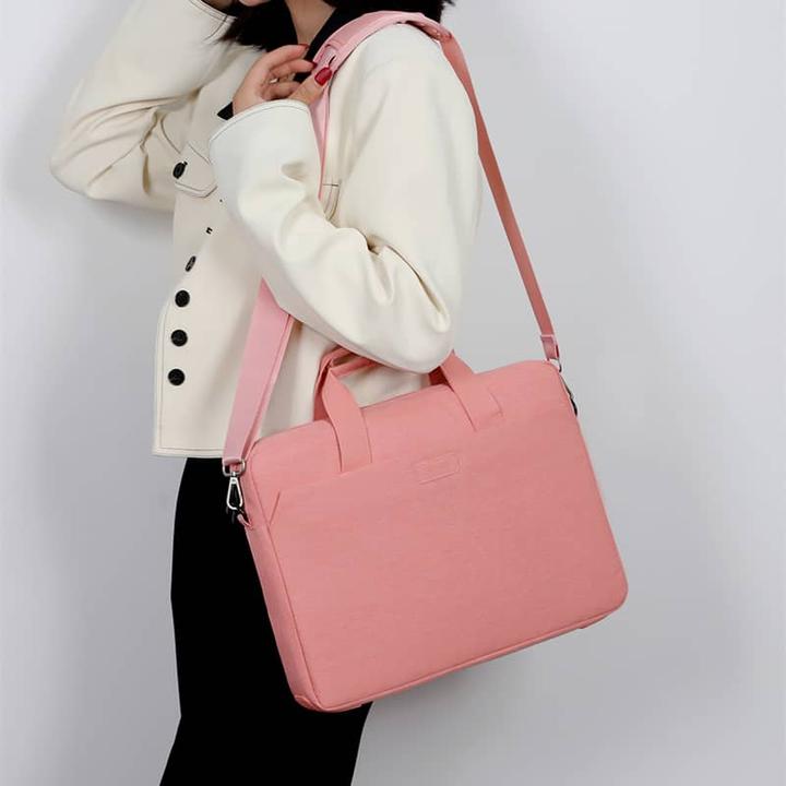 Actual product image Okade MacBook / Laptop bag, 13.3-14 inch, T64, Pink (14")