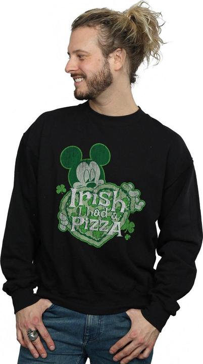 Immagine prodotto Disney Mickey Mouse Shamrock Pizza Felpa Uomo (S)