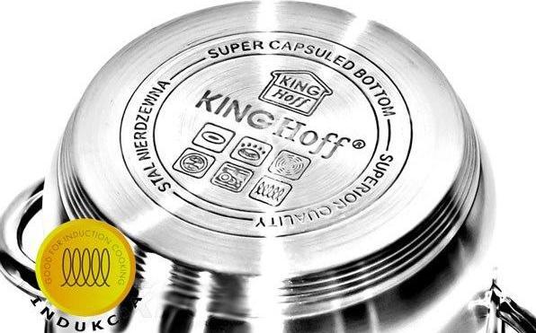 Immagine prodotto Kinghoff Set di pentole 10 ARTICOLI. KH-4449 (Pentola, Acciaio inossidabile)