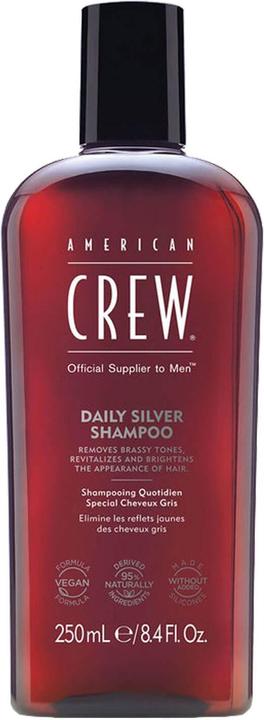 American Crew Shampoo Quotidiano All'Argento (250 ml, Shampoo liquido)