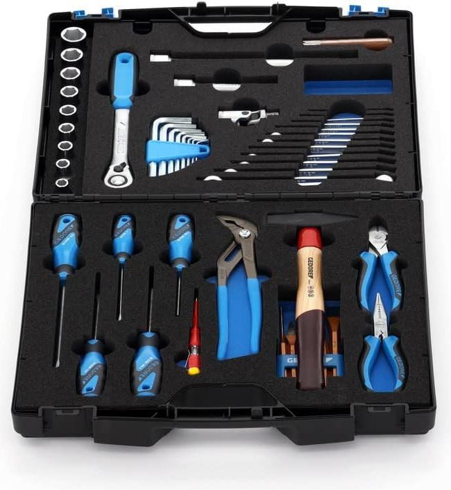 Actual product image Gedore TOURING 1000 tool case (49 pieces)