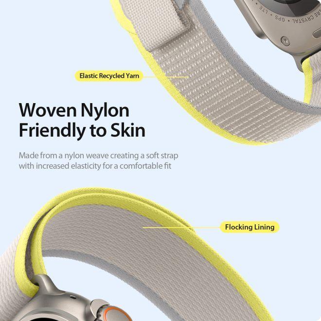 Actual product image Dux Ducis Velcro Sports Strap for Apple Watch 8 / 7 / 6 / SE / 5 / 4 / 3 / 2 / 1 (38, 40, 41 mm) Str (41 mm, 38 mm, 40 mm, Nylon)