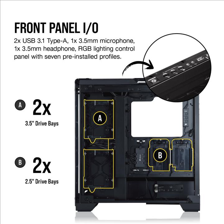 Immagine prodotto Corsair Crystal 570X RGB Mirror (ATX)