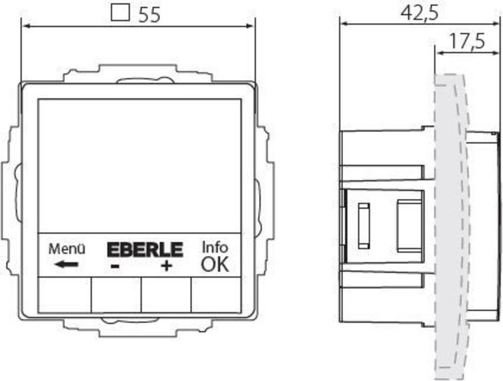 Immagine prodotto Eberle Controls Eberle UTE 4800-R-RAL9010-G-55