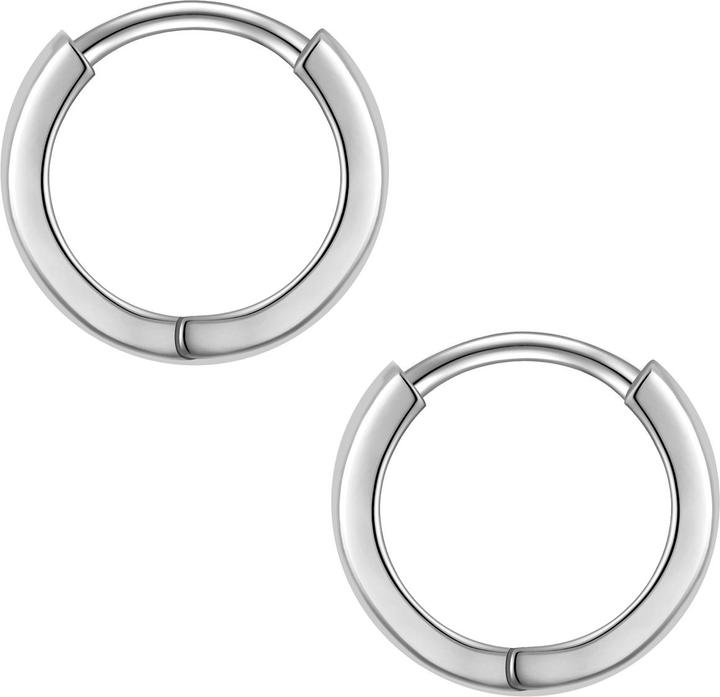 Actual product image Yokoamii Ladies hoop earrings - 36362 (Metal alloy)