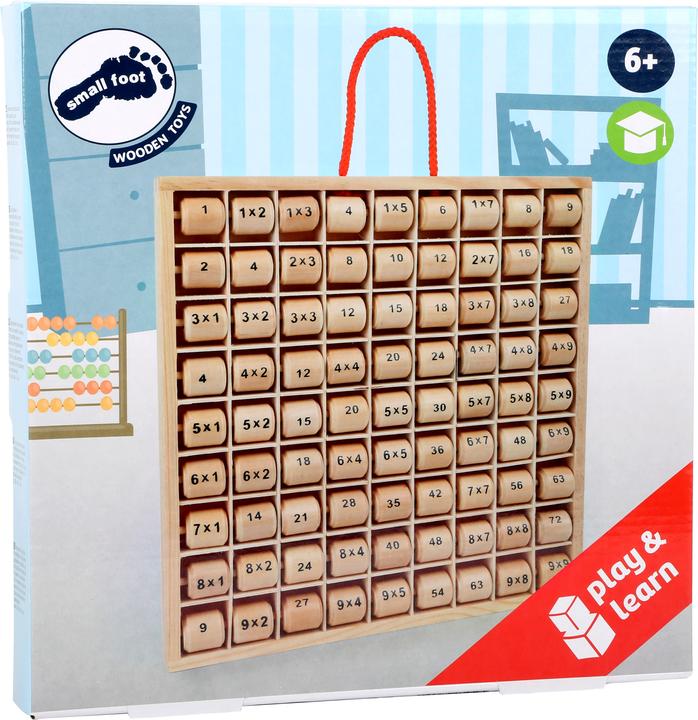 Produktbild small foot Multiplizier-Tabelle Kleines 1x1 (Deutsch, Englisch, Französisch, Italienisch)