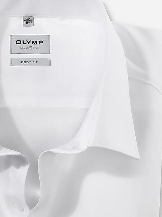 Produktbild Olymp Hemd Level Five, body fit weiss 1/1, Gr.44, Armlänge 69cm (44)