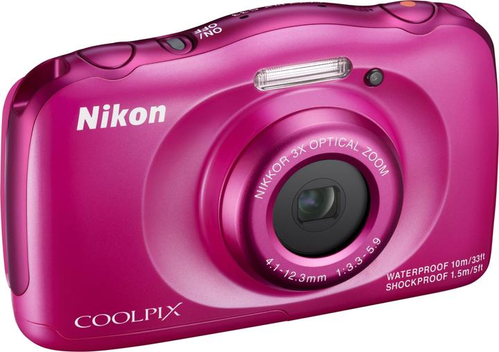 Actual product image Nikon Coolpix S33, waterproof up to 10m (13.20 Mpx, 1/3.2")