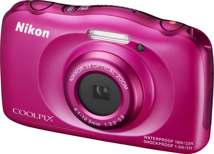 Actual product image Nikon Coolpix S33, waterproof up to 10m (13.20 Mpx, 1/3.2")