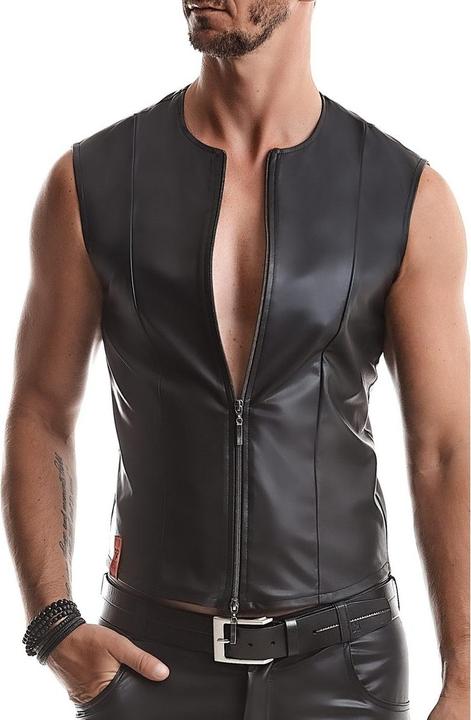 Actual product image Regnes Fetish Planet Men's waistcoat in black (5XL)