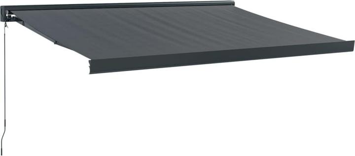 Actual product image VidaXL Articulated arm awning anthracite 3x2.5 m fabric and aluminium (3 m)