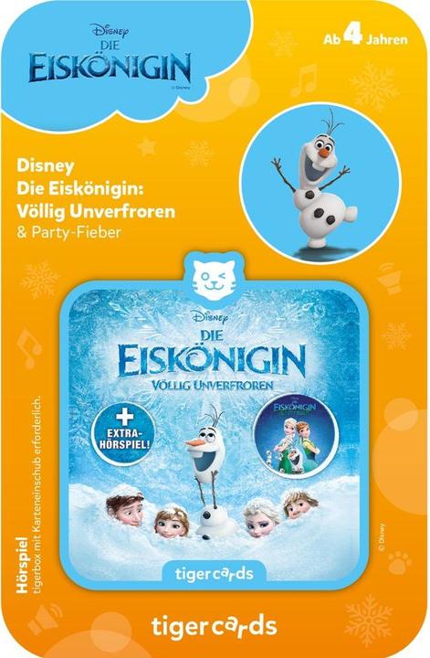 Produktbild Tigermedia tigercard - Disney Die Eiskönigin - Mit Extra-Hörspiel Special- Edition mit "Party-Fieber"