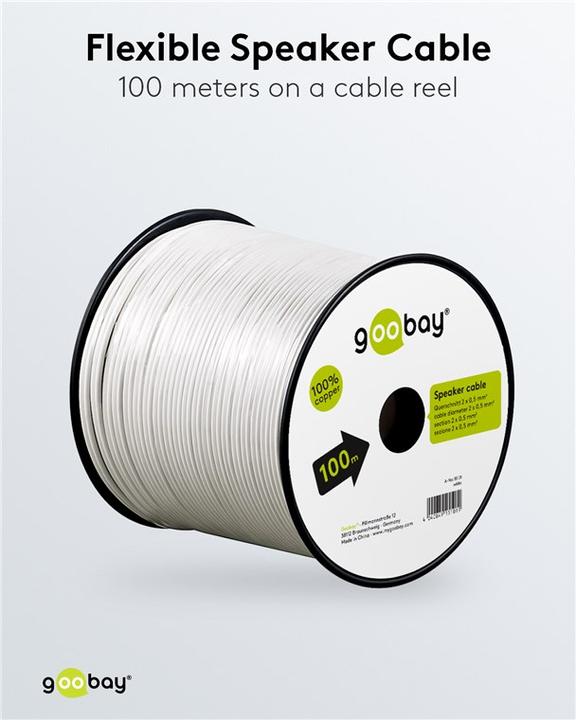 Immagine prodotto Goobay 15101 (100 m, 0.50 mm².)