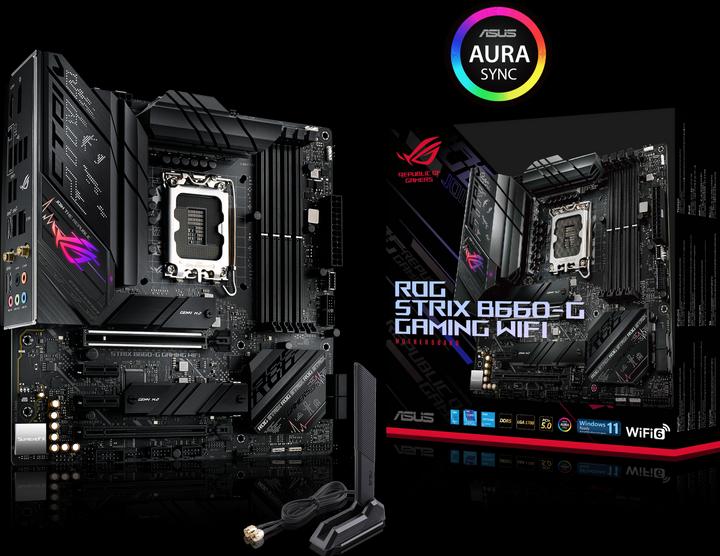 Actual product image ASUS ROG STRIX B660-G GAMING (LGA 1700, Intel B660, mATX)