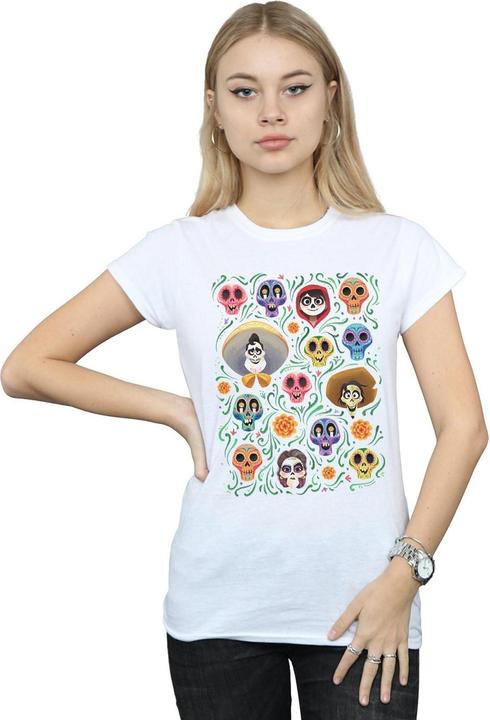 Immagine prodotto Disney Coco Heads Pattern Maglietta Donna (XL)