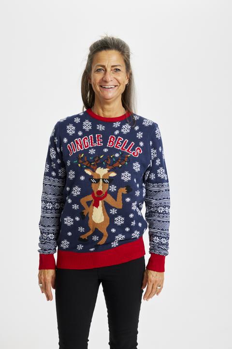 Actual product image Christmas Sweats Jingle Bells LED Sweater (L)