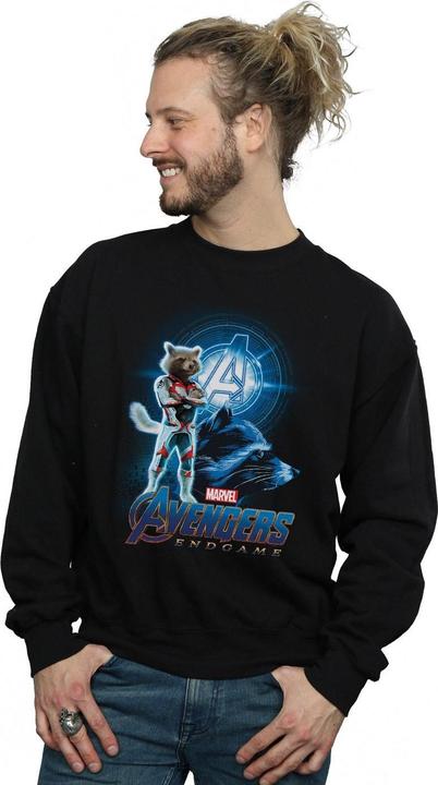 Actual product image Mens Avengers Endgame Rocket Team Suit Cotton Sweatshirt (3XL)