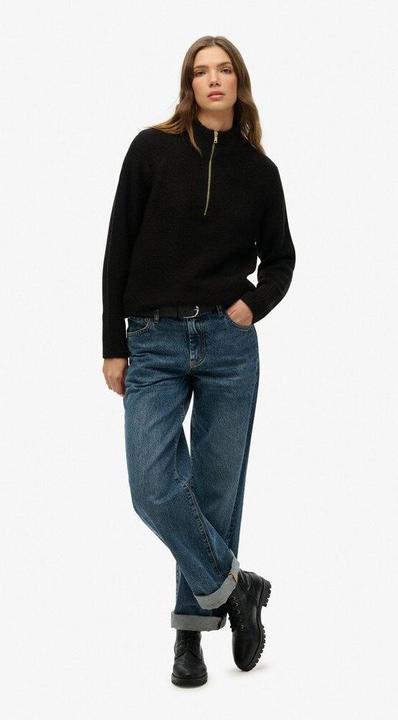 Produktbild Superdry Fleece-Pullover mit durchgehendem Reissverschluss für Damen (XS)