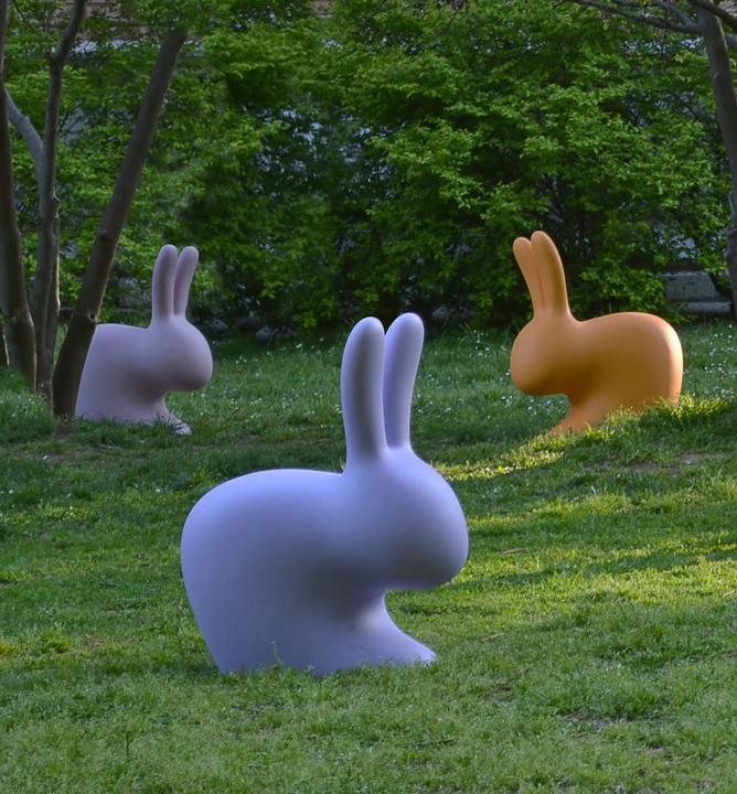 Produktbild Qeeboo Kinderstuhl Rabbit Black (Kinderstuhl)
